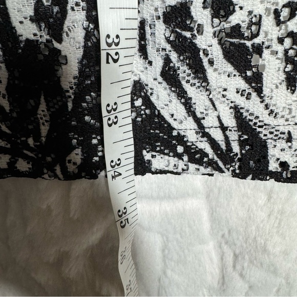 Mario Serrani Italy Beach Cover Up Black White Tropical Print Tunic Dress Large - Picture 9 of 10